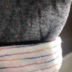 Rainbow Grey Sweater